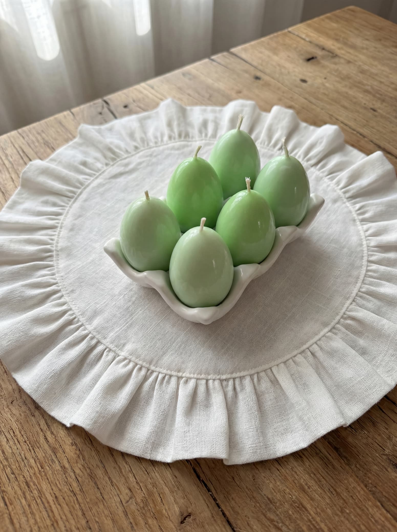 Свічки «Великодні яйця» (набір 6 шт)